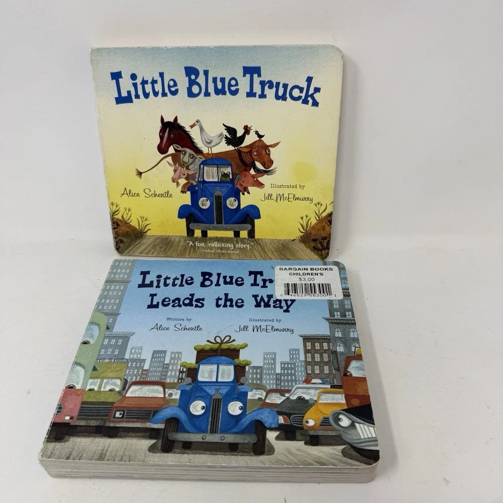 Little Blue Truck & Leads the Way board books - Board Book Lot Of 2